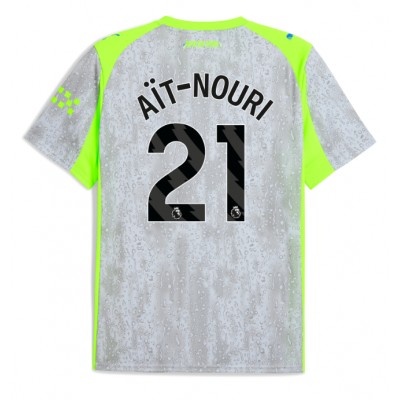 Manchester City Rayan Ait-Nouri #21 Rezervni Dres 2025-26 Kratak Rukav Manchester City Rayan Ait-Nouri #21 Rezervni Dres 2025-26 Kratak Rukav